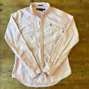 Polo Ralph Lauren Pink Button Up Longsleeve